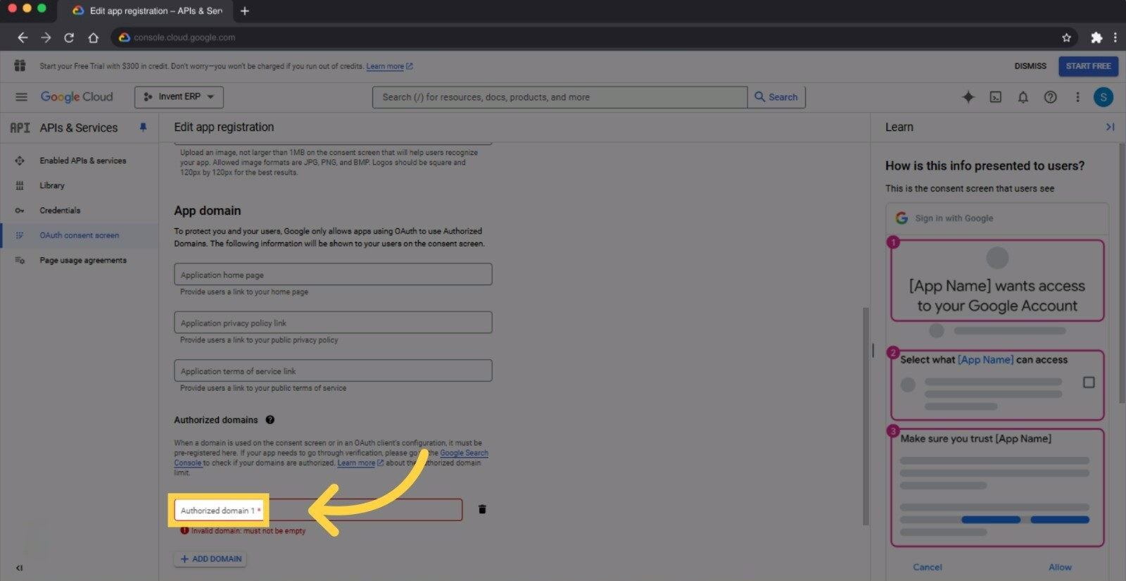 الخطوة 14 - Google OAuth