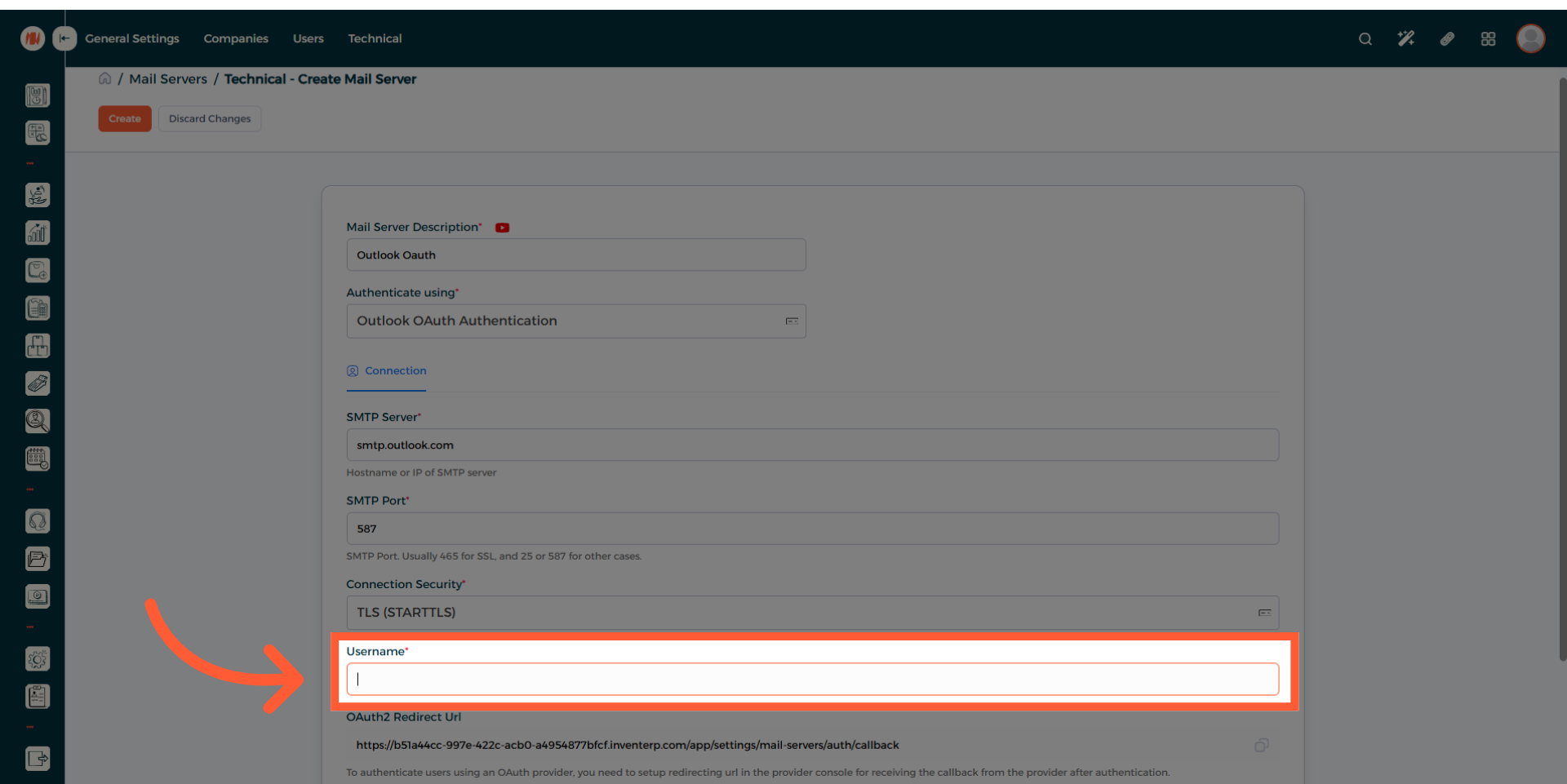 الخطوة 13 - Outlook OAuth