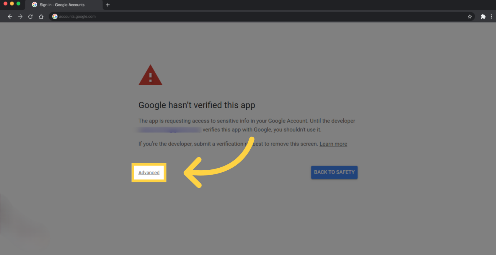 Step 49 - Google OAuth